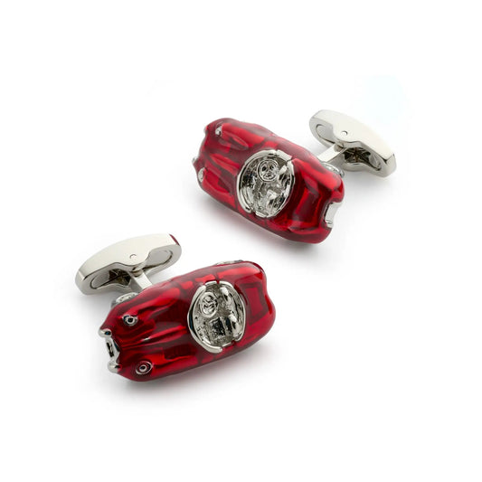 Crimson Racer Cufflinks by Benson & Clegg