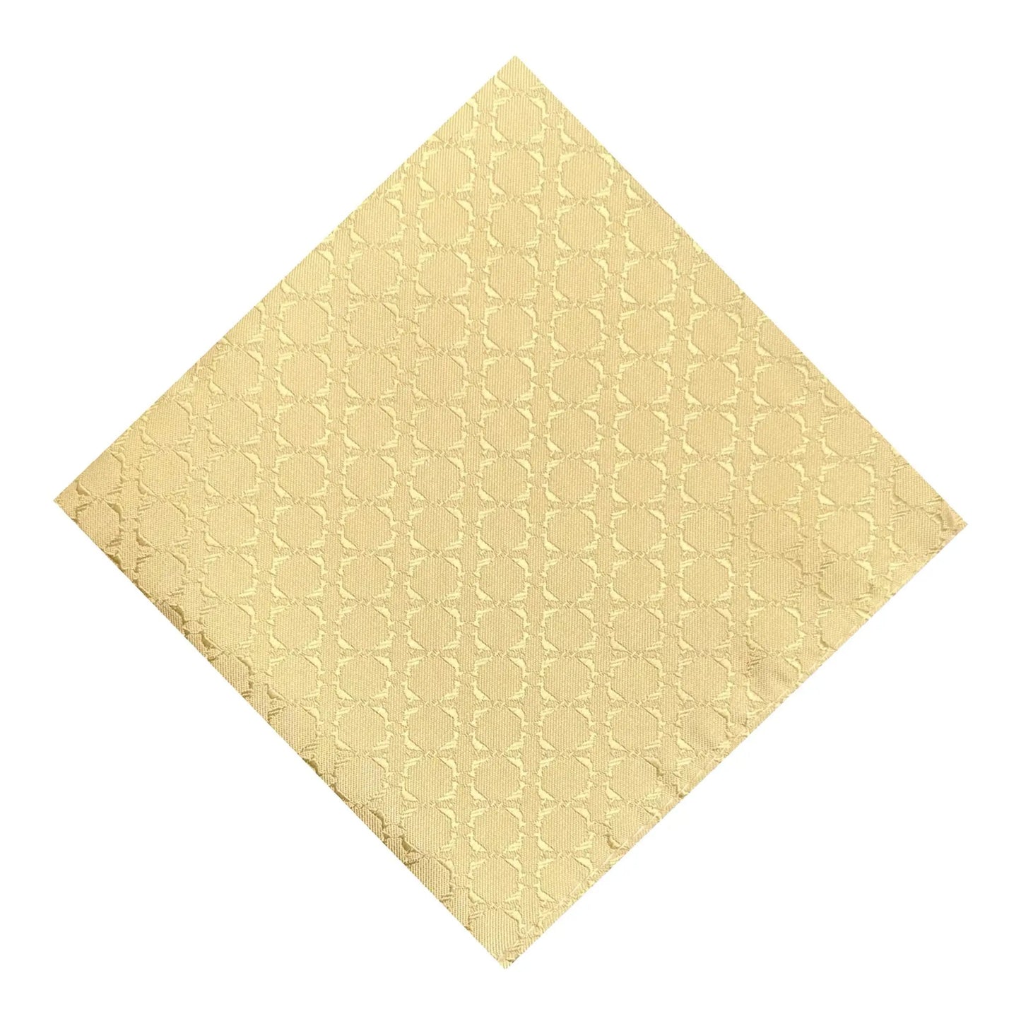 Champagne Textured Pocket Square by OFL Ties