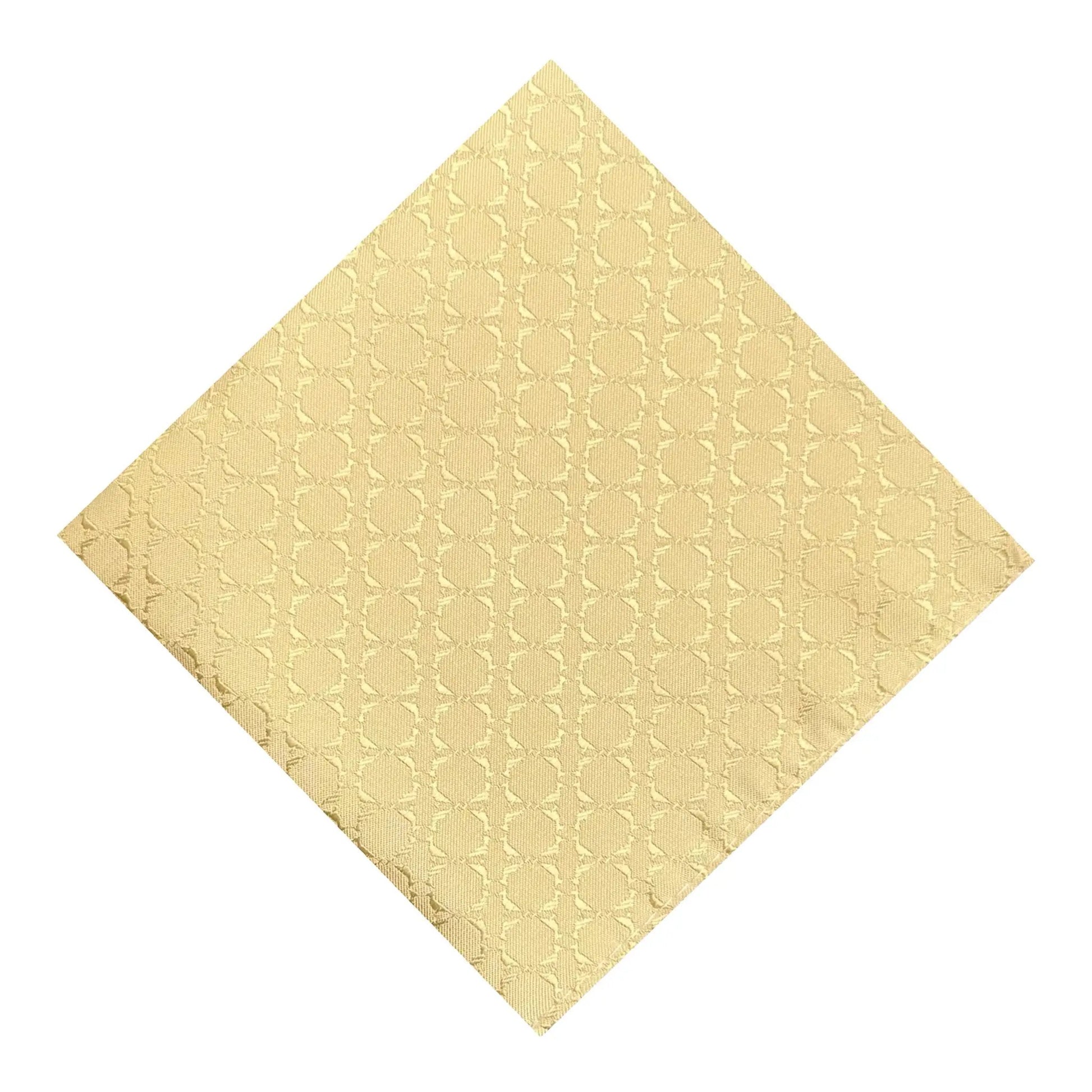 Champagne Textured Pocket Square by OFL Ties