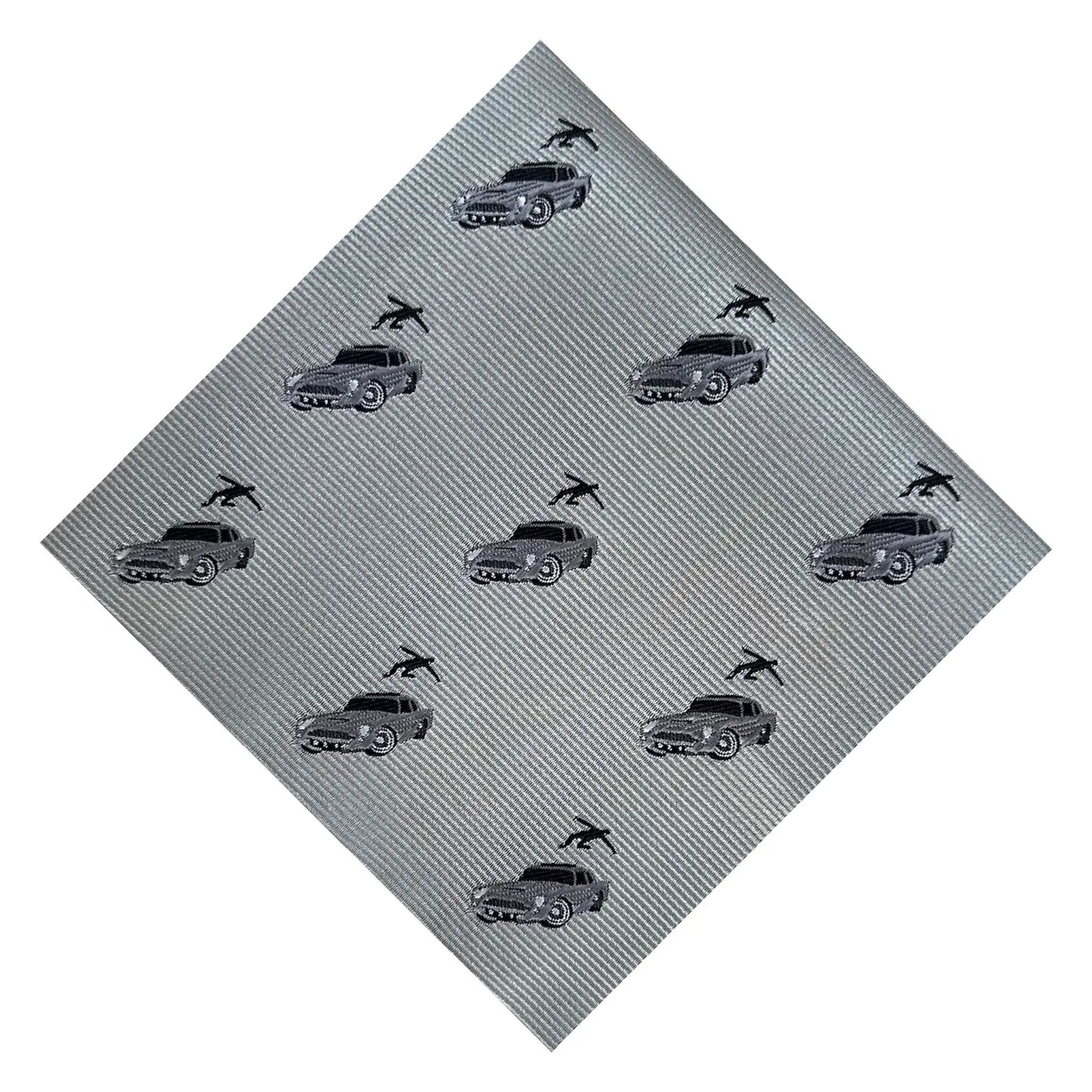 Aston Martin Ejector Seat Pocket Square by OFL Ties