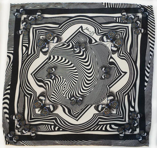 Abracazebra Pocket Square by Benson & Clegg