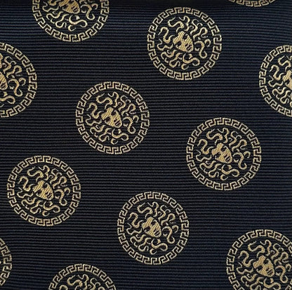 Medusa Tie Black & Gold by OFL Ties