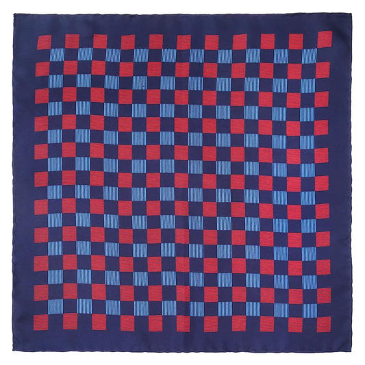 Countryside Hare (Wool & Silk Mix) Pocket Square In Brown by Benson & Clegg