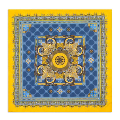 Burlington House Gates Gold Pocket Square by Benson & Clegg