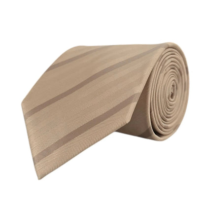 Latte Stripe Tie - Hawksmoor Edit by OFL Ties