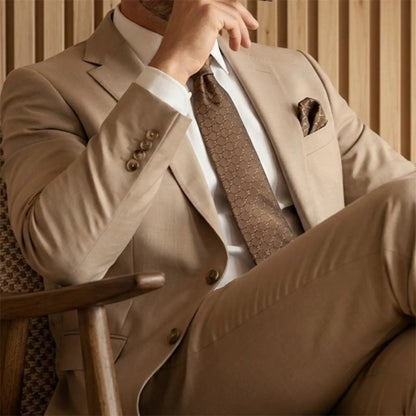 Coffee Textured Tie by OFL Ties