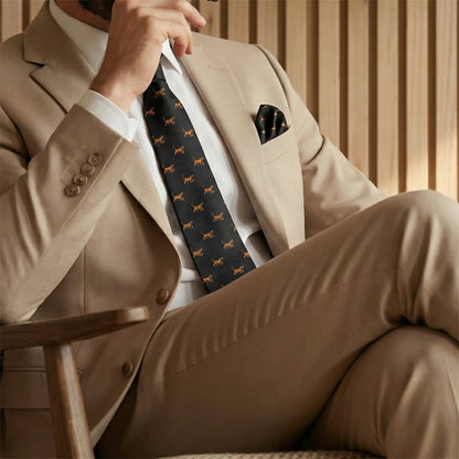 Tiger Pocket Square by OFL Ties