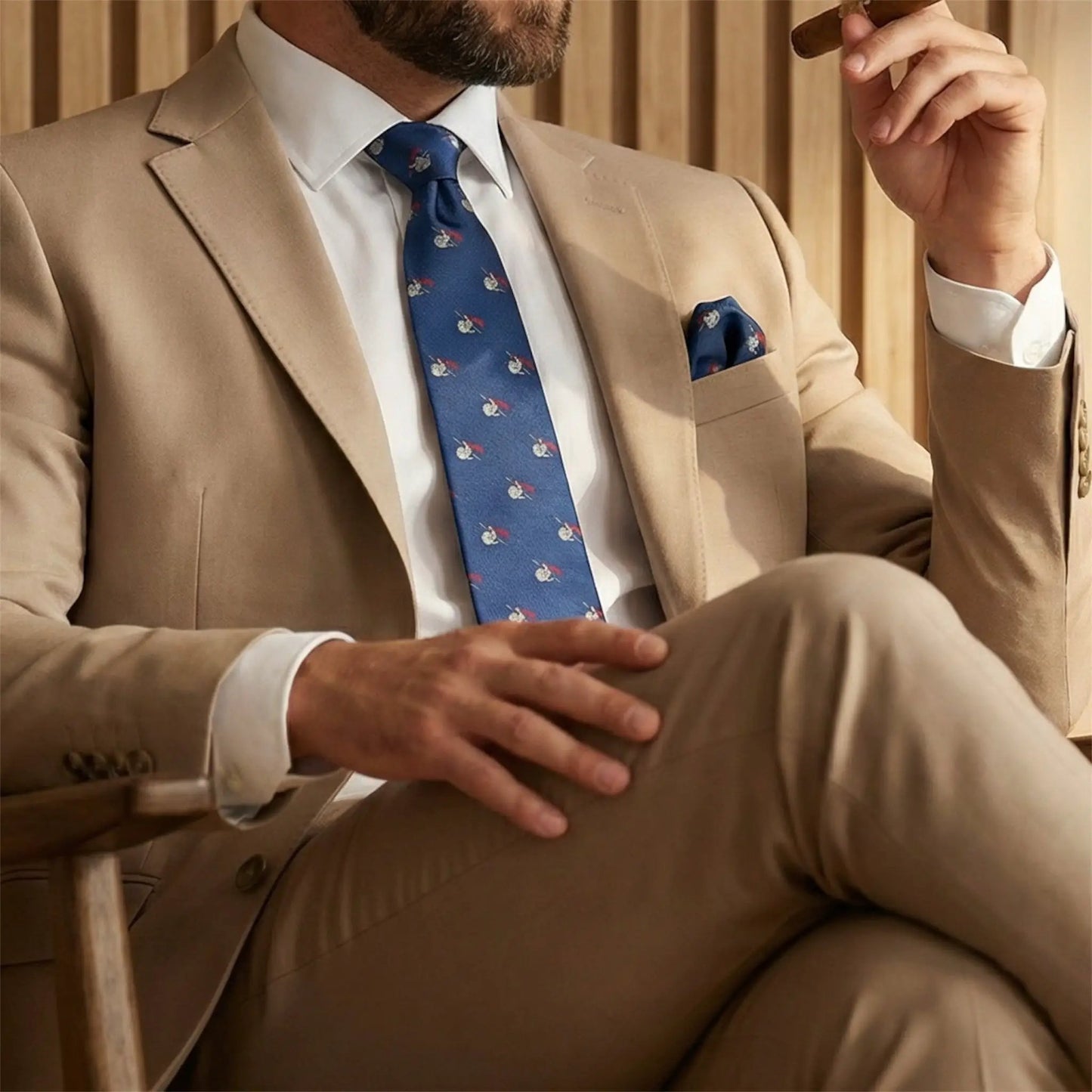 Spartan Warrior Pocket Square by OFL Ties