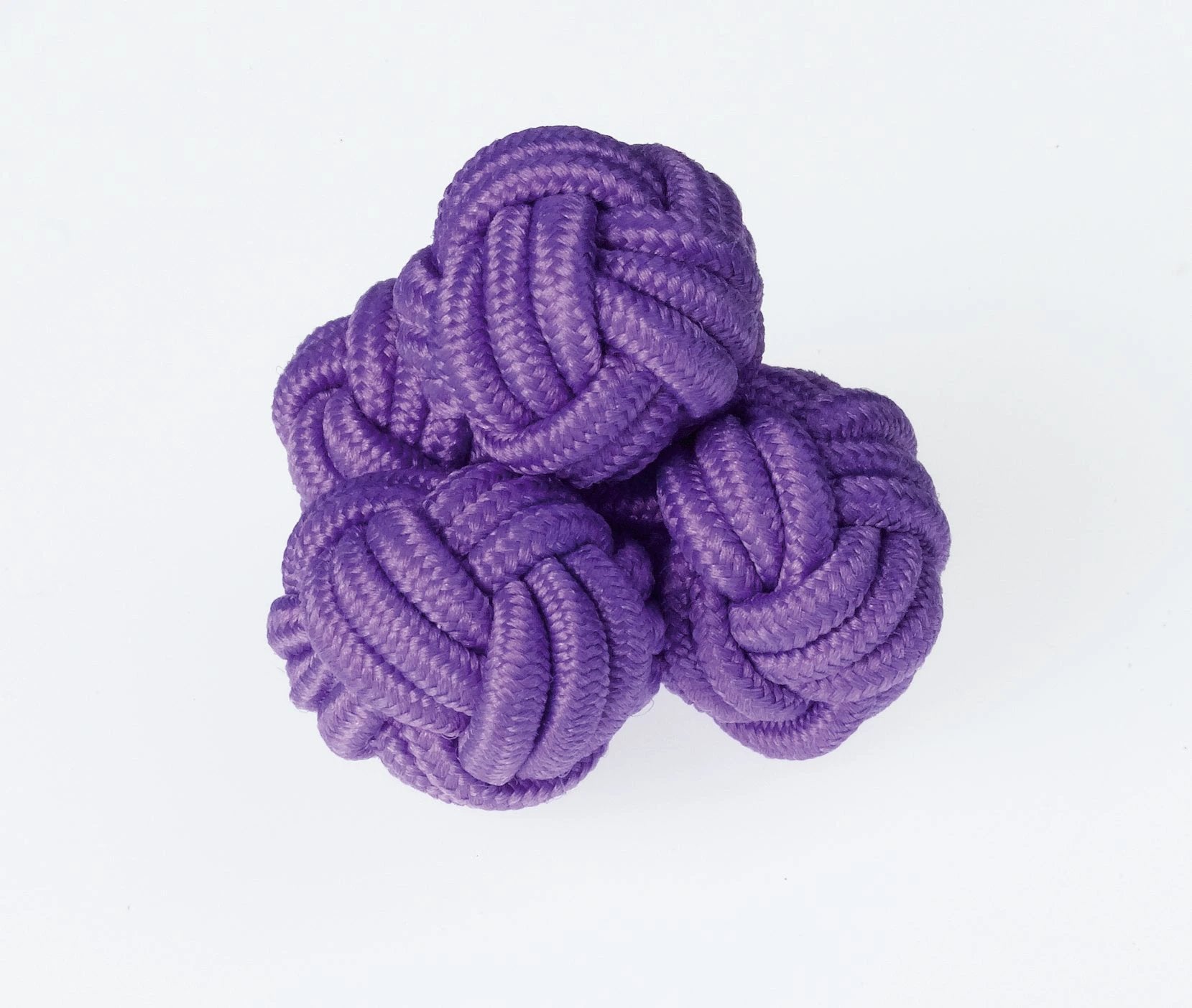 K16 Mauve Knots Cufflinks By Ringhart Shirting Fabrics by Ringhart Shirting Fabrics