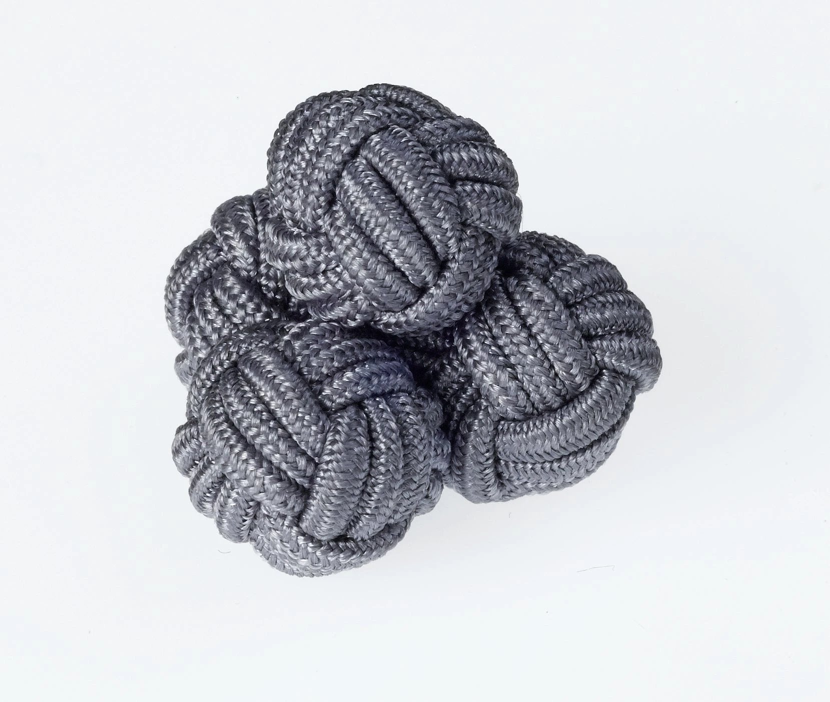 K29 Grey Knots Cufflinks Ringhart Shirting Fabrics by Ringhart Shirting Fabrics