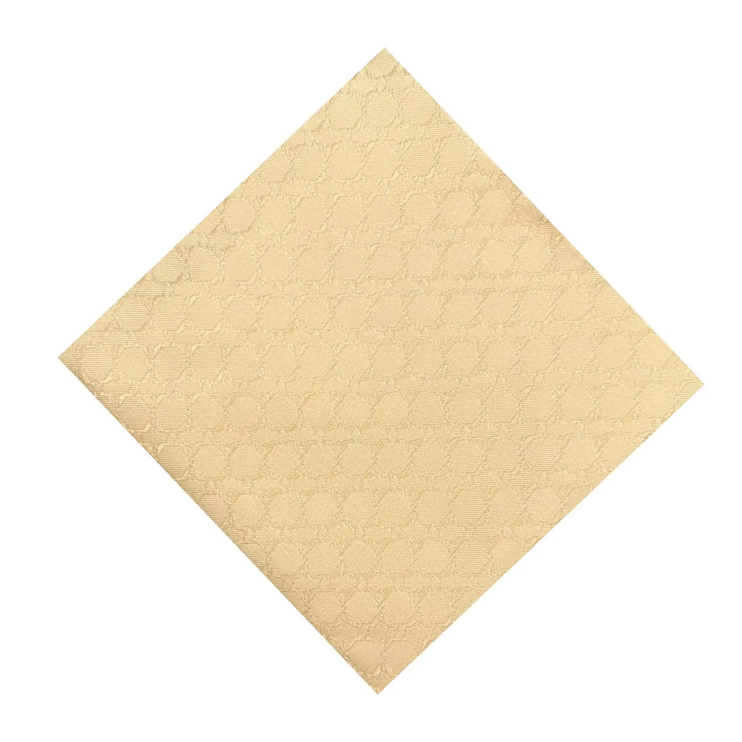 Pink Champagne Textured Pocket Square by OFL Ties