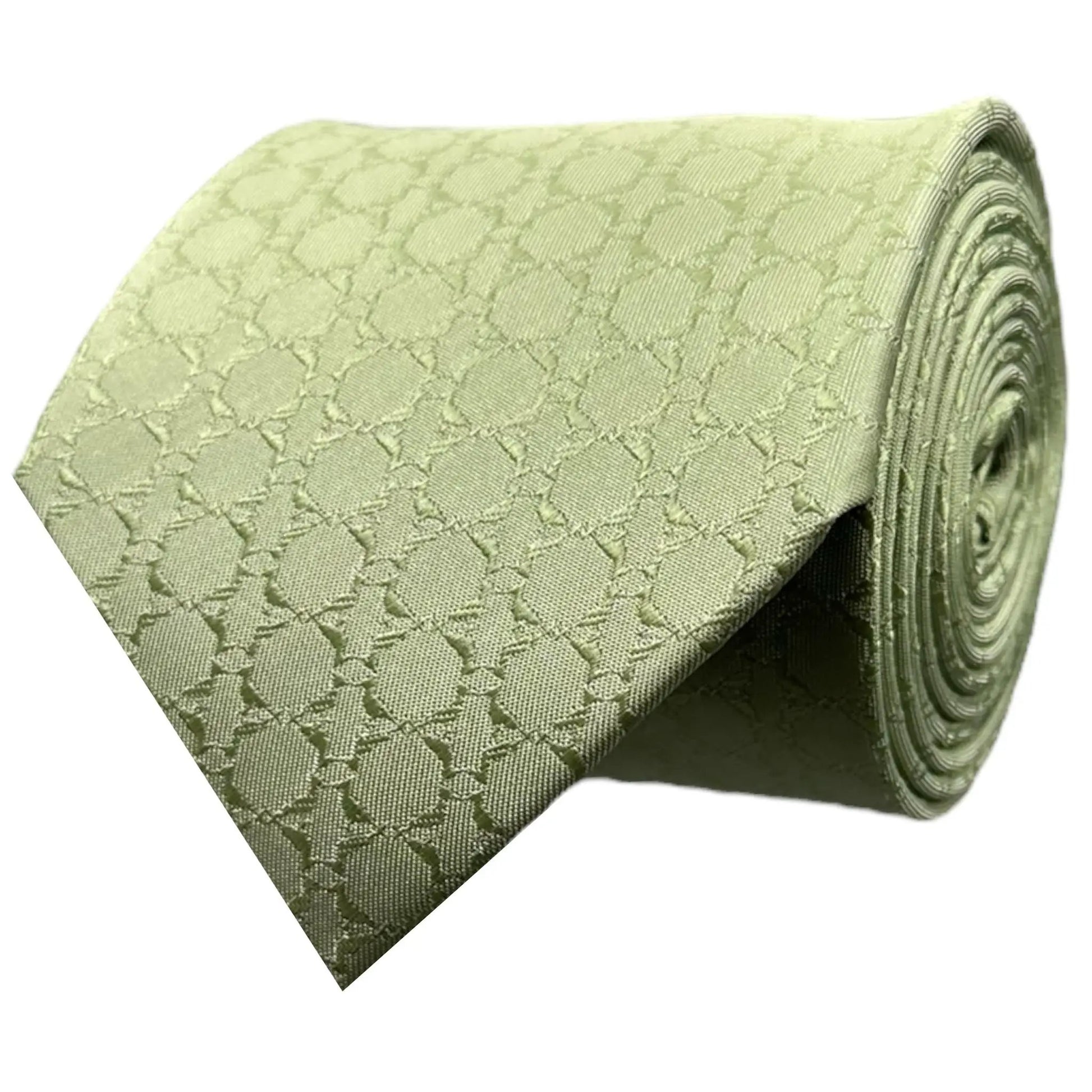 Sage Green Textured Tie by OFL Ties