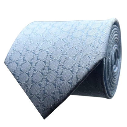 Pastel Blue Textured Tie by OFL Ties