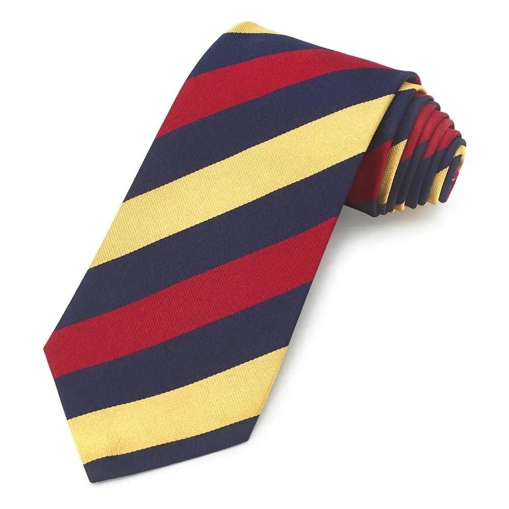 Royal Army Medical Corps Three-Fold Silk Reppe Tie by Benson & Clegg