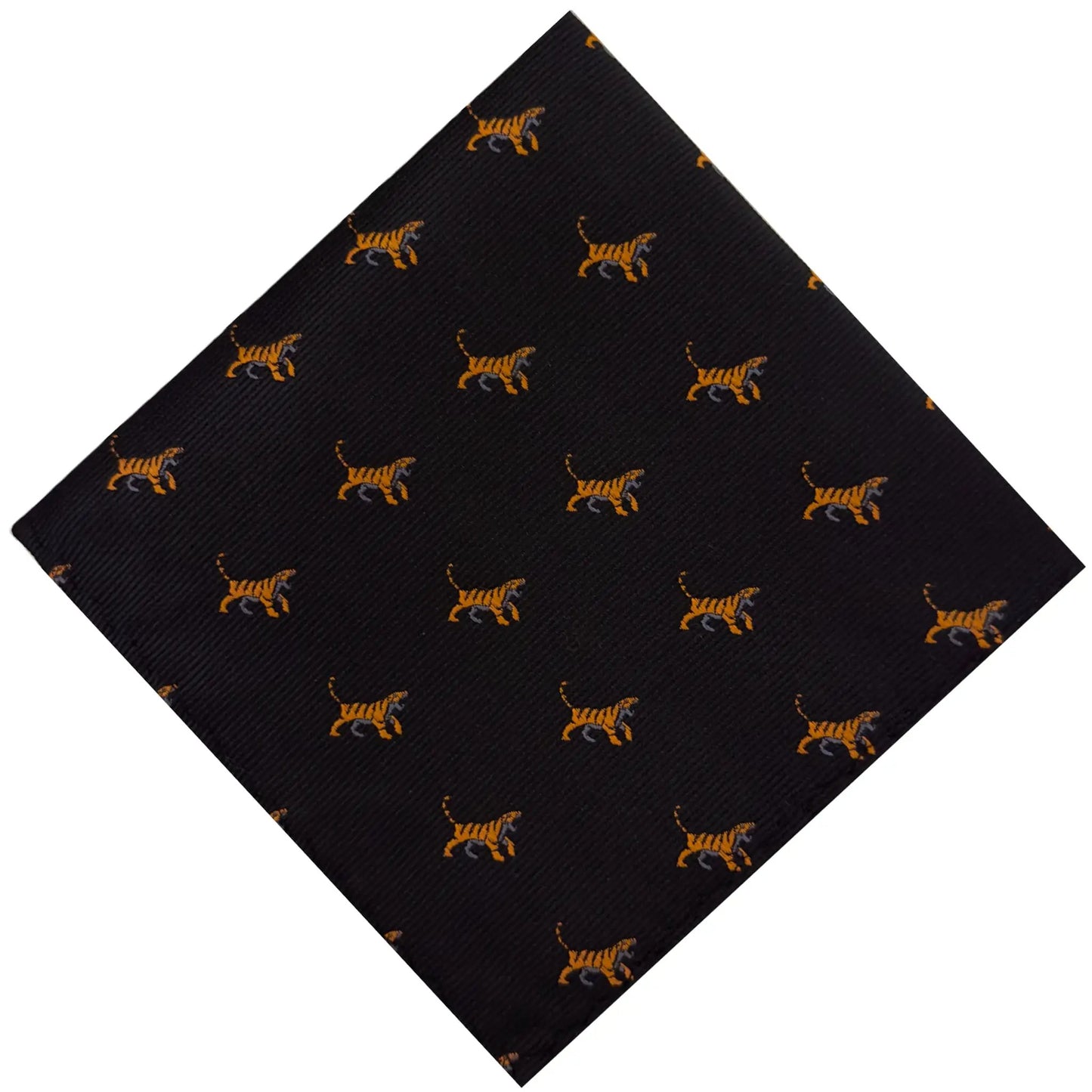 Tiger Pocket Square by OFL Ties