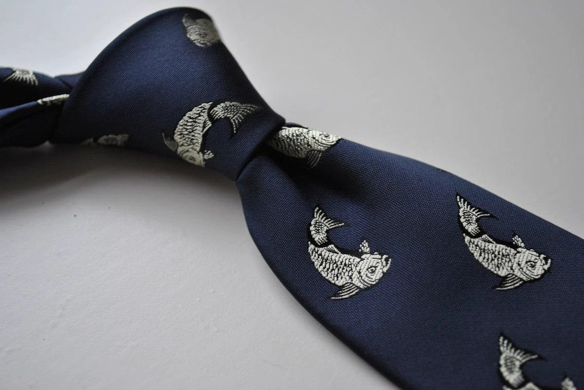 christmas range - leaping reindeer tie by Frederick Thomas Handmade Mens Ties