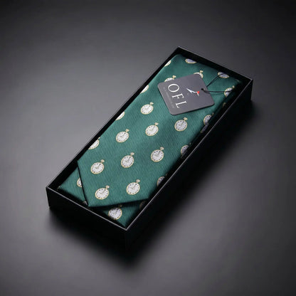 Clock Tie by OFL Ties