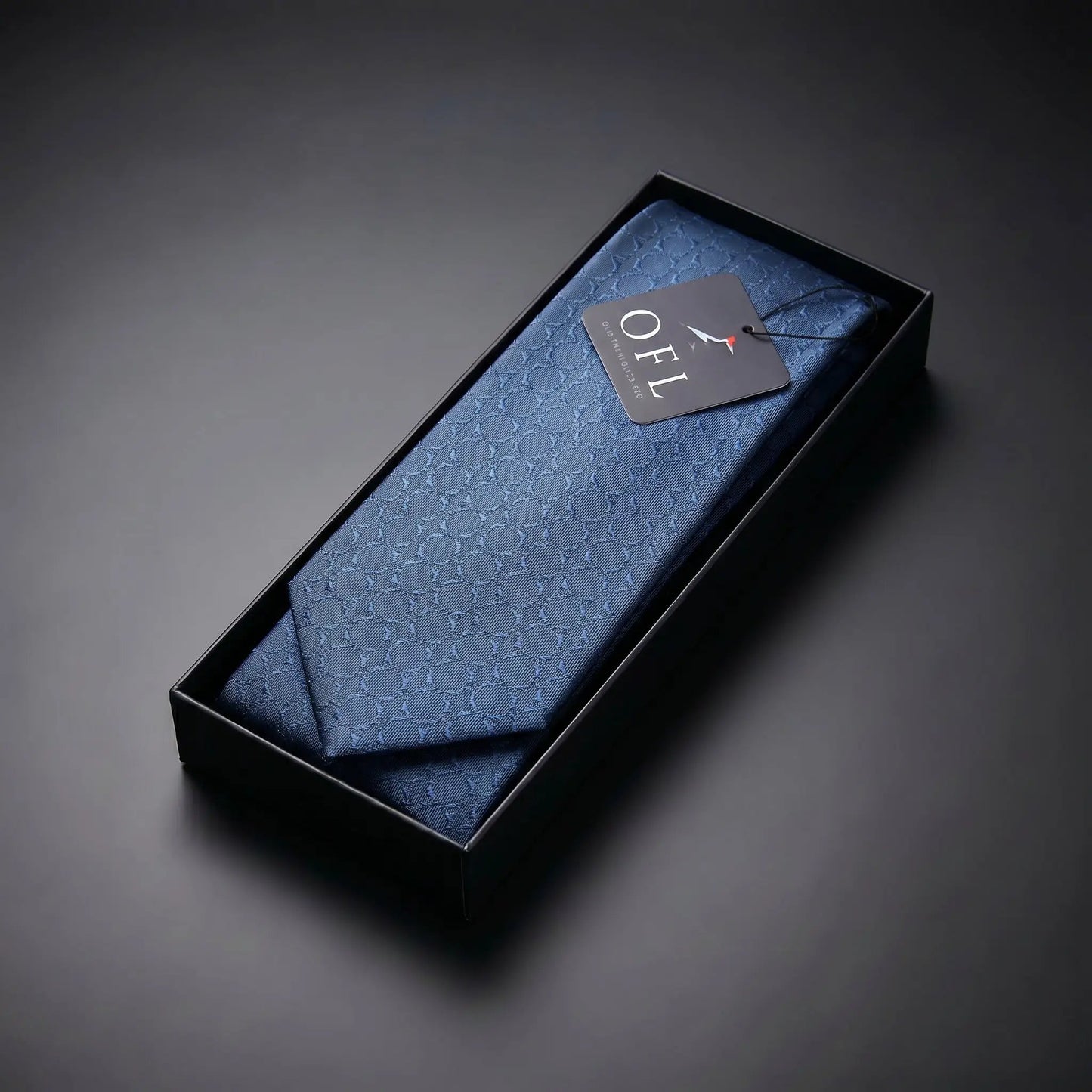Royal Blue Textured Tie by OFL Ties