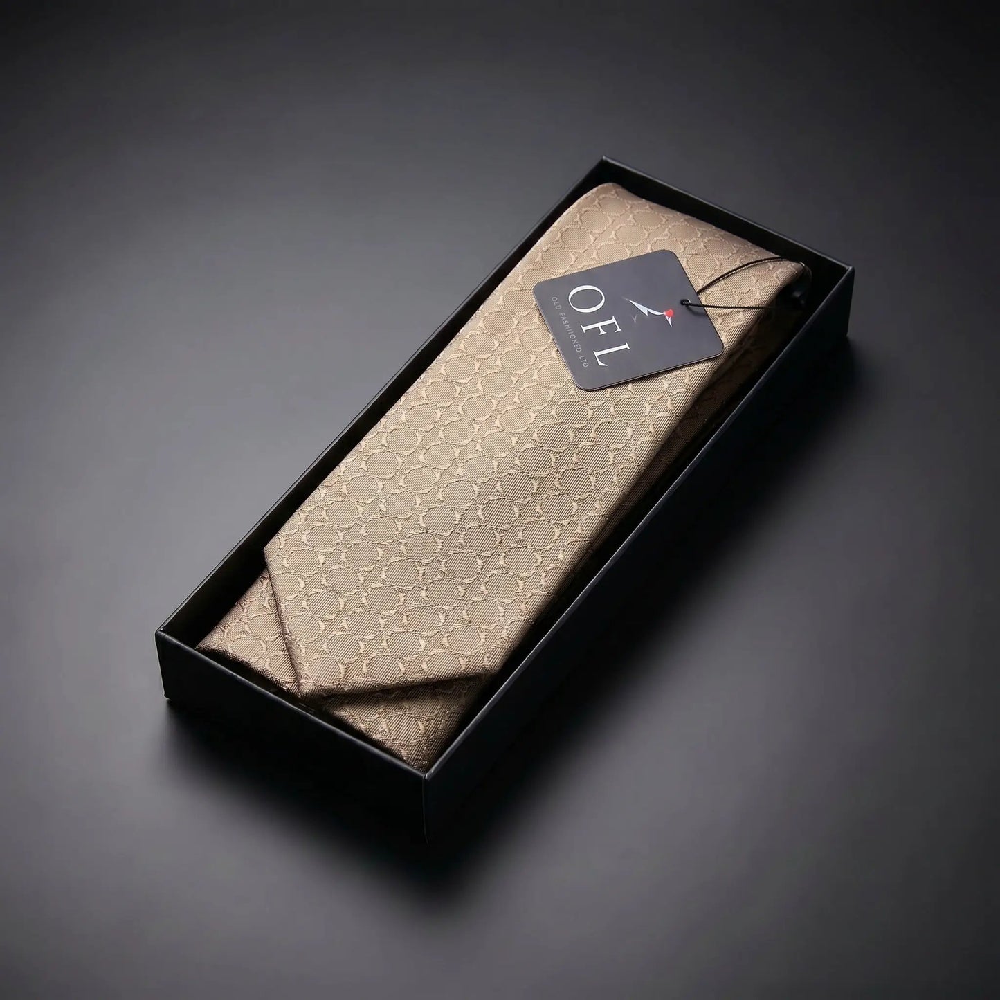 Chocolate Textured Tie by OFL Ties