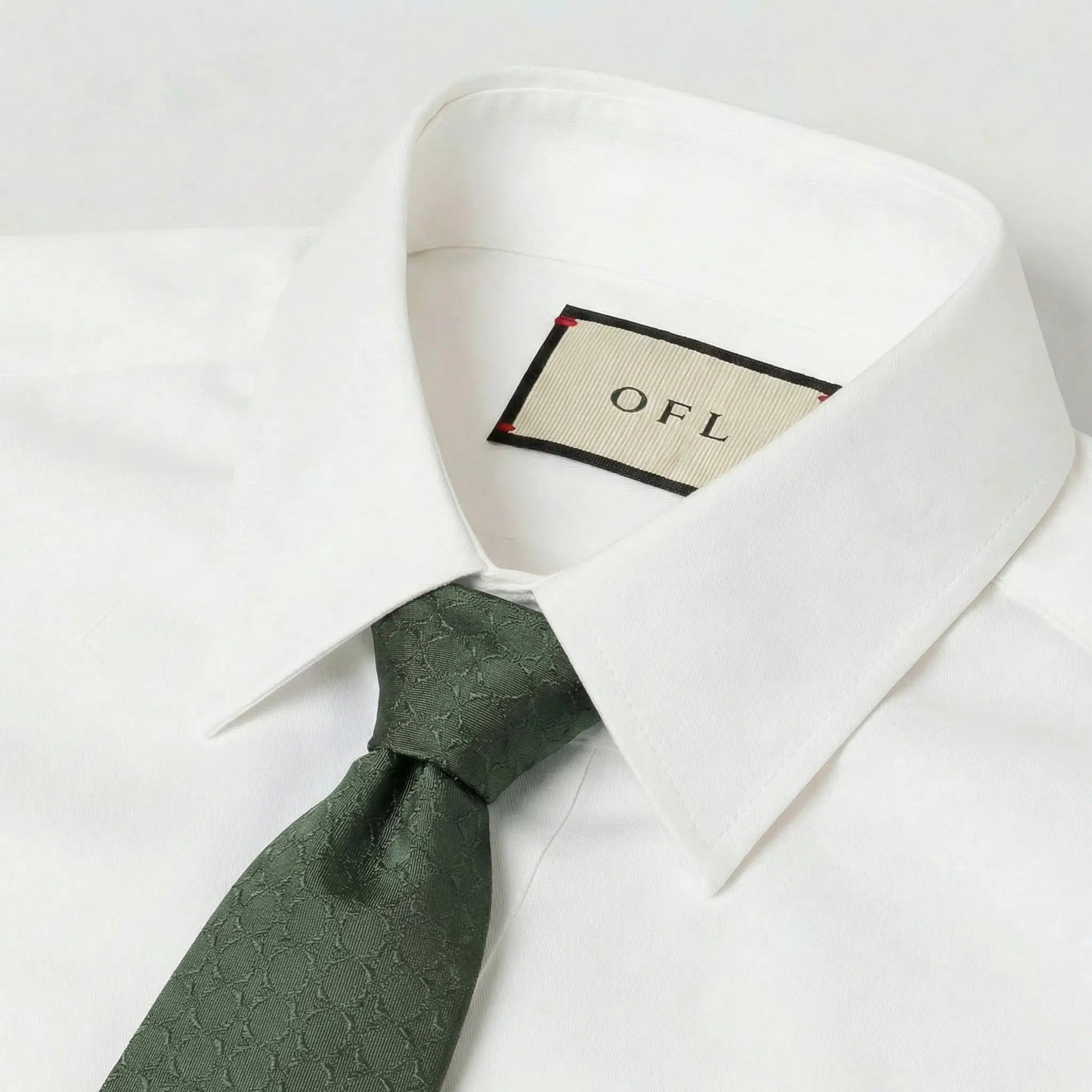 Forest Green Textured Tie by OFL Ties
