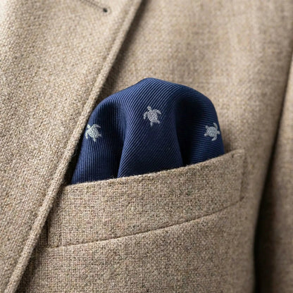Hawksbill Turtle Pocket Square by OFL Ties