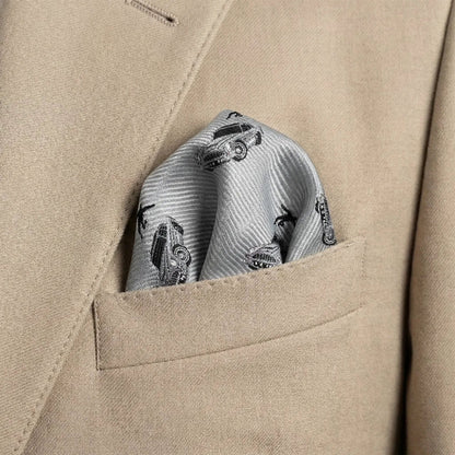 Aston Martin Ejector Seat Pocket Square by OFL Ties
