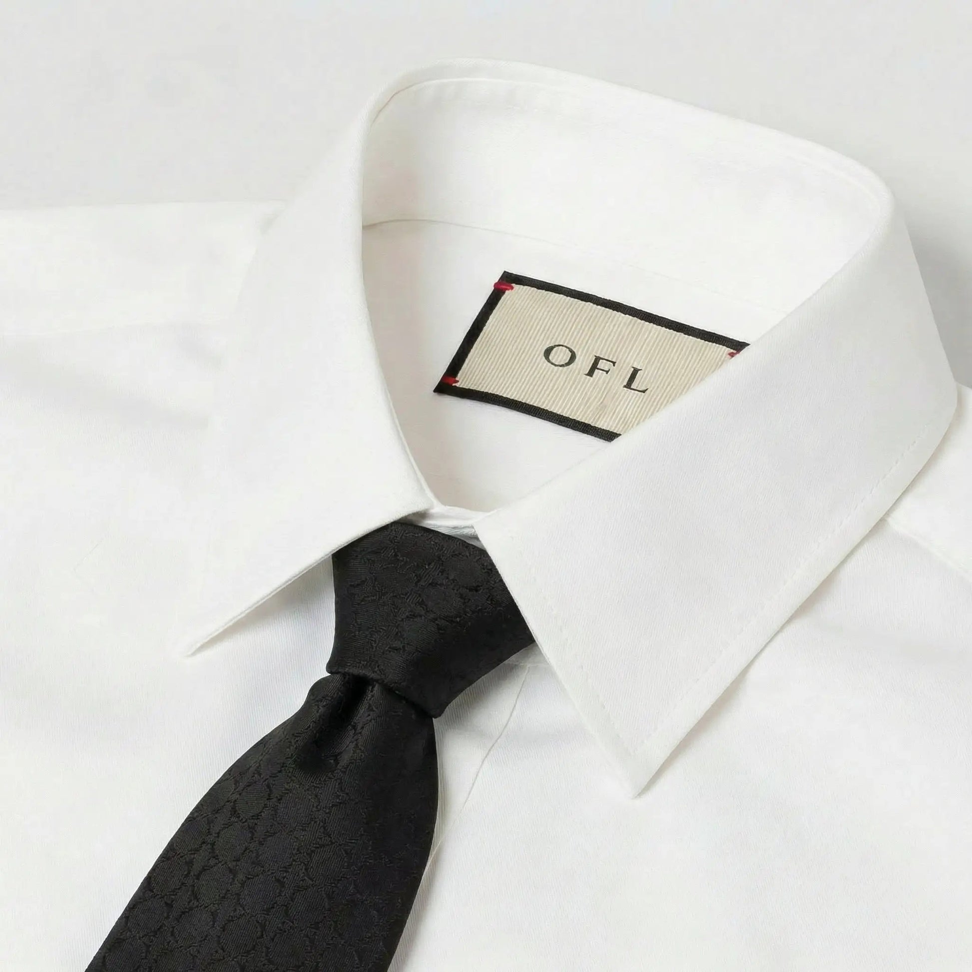 Black Noir Textured Tie by OFL Ties