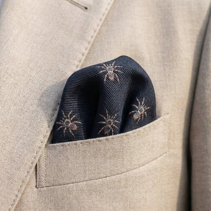 Spider Pocket Square by OFL Ties