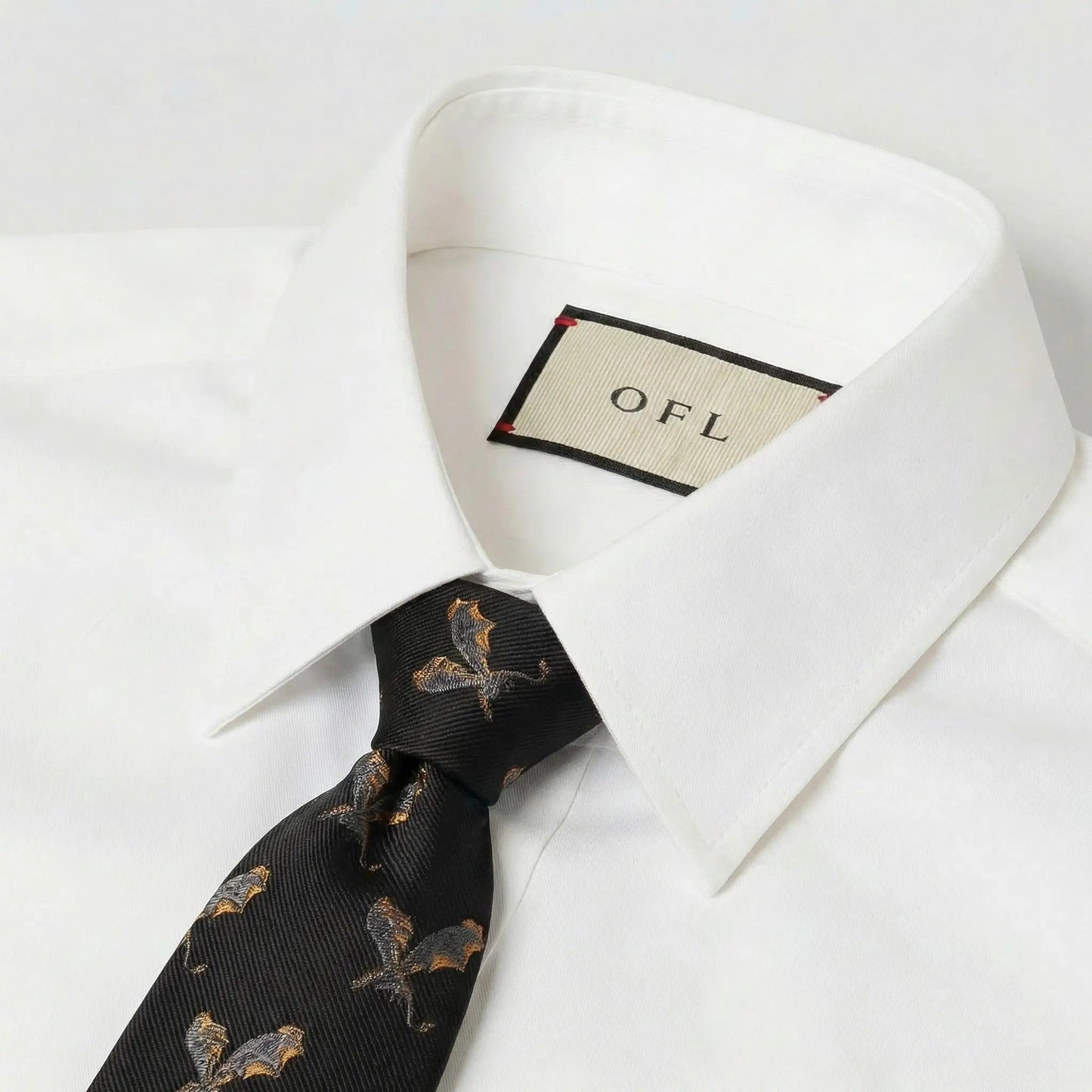 Dragon Tie Black by OFL Ties