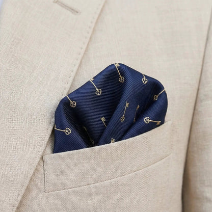 Key Pocket Square by OFL Ties