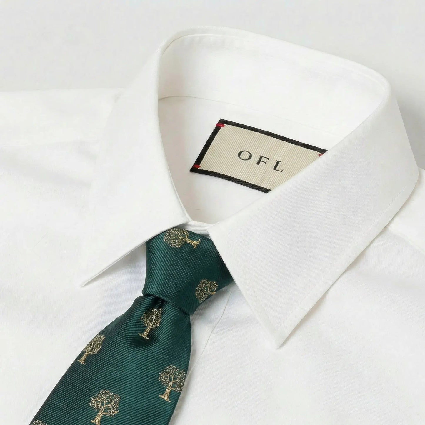 Tree Tie Green & Gold by OFL Ties