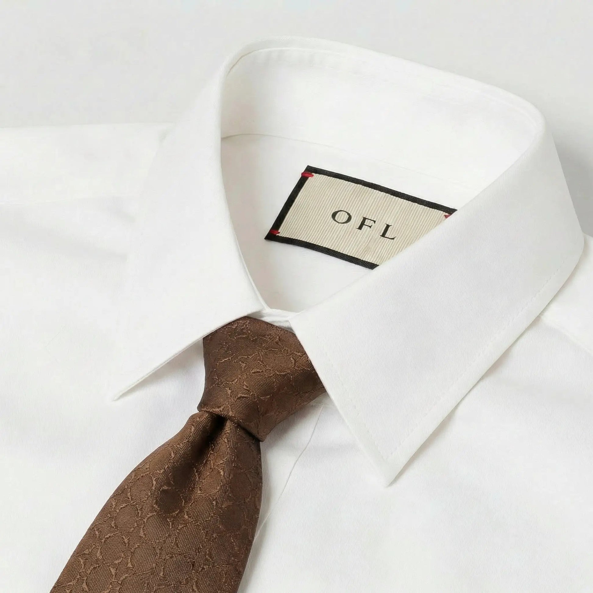 Coffee Textured Tie by OFL Ties