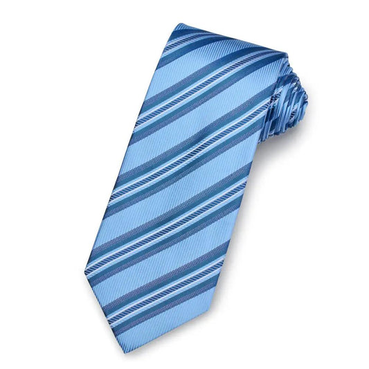 The Highgrove Silk Stripe Tie by Benson & Clegg